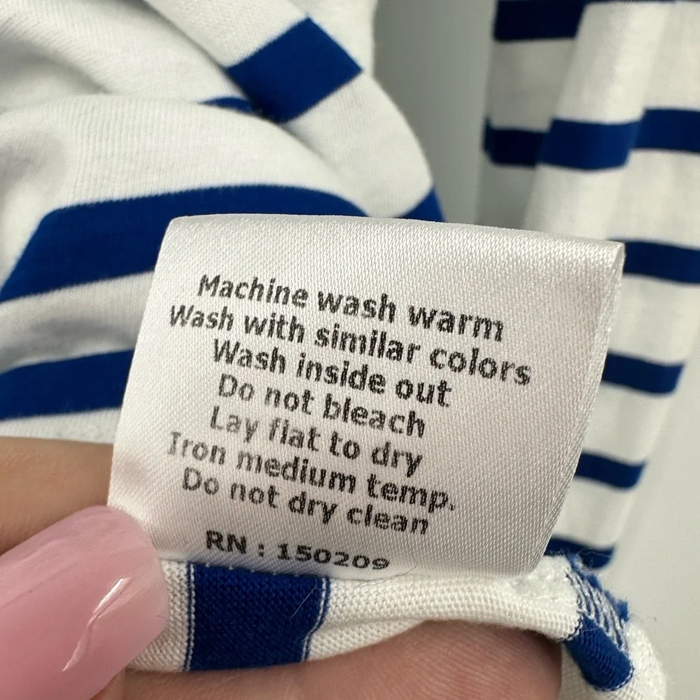 *La Ligne Striped Long Sleeve T Shirt Ooo La La Ligne Nautical Size XS - Picture 7 of 9